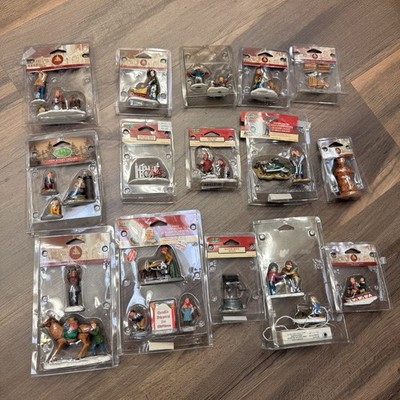 Lot Of 15 Lemax Figurines Village Collection New In Packages