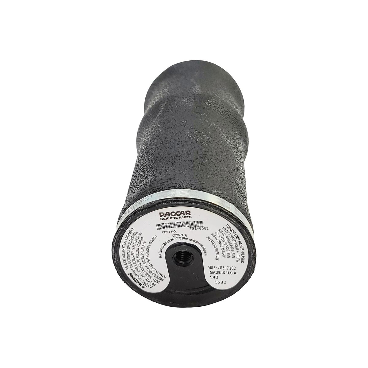 OEM PACCAR CAB AIR SPRING PET KW T81-6002 | eBay