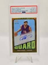 2023 Topps Chrome Vince Carter 1972 Topps GOLD /50 