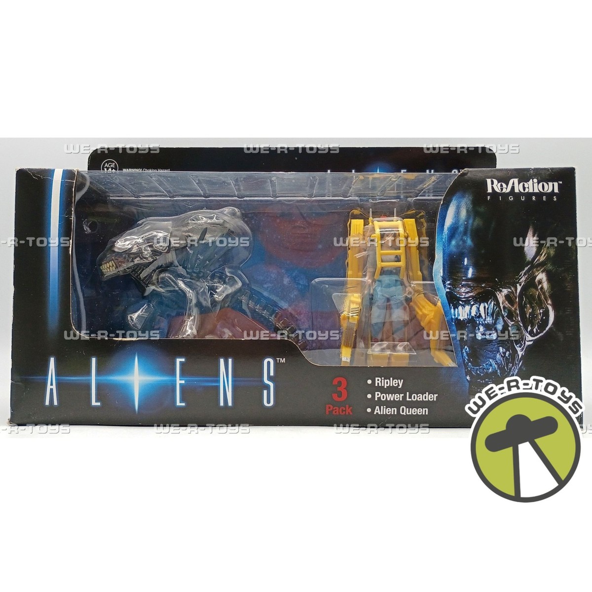 Alien REVOLTECH エイリアン セットx 3 Aliens Reaction Figures Ripley, Power Loader, Alien Queen Set