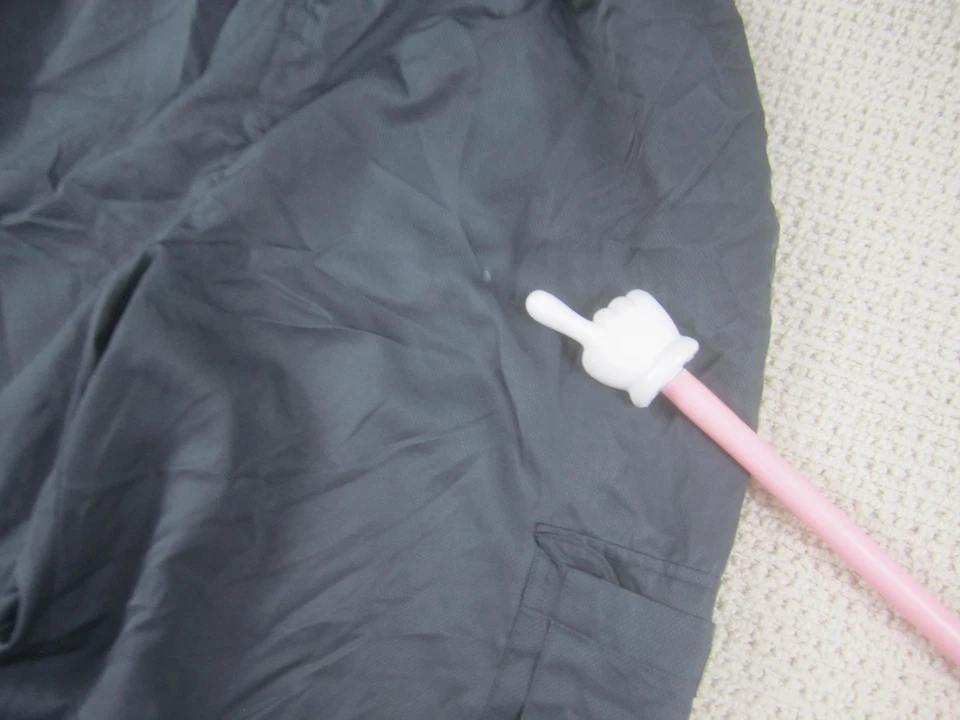 Pantalones deportivos BCG para hombre XL grises blancos a rayas forrados con cremallera al tobillo Ripstop atléticos Foto 3 de 4