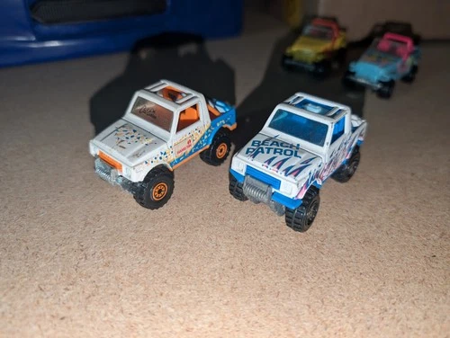Vintage Hot Wheels 1988 Suzuki Samurai Sidekick Tracker Lot Of 2 Comb Shipinng