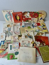    Vintage 1950's 60's Mixed Greeting Card Lot Mixed variety - Used
