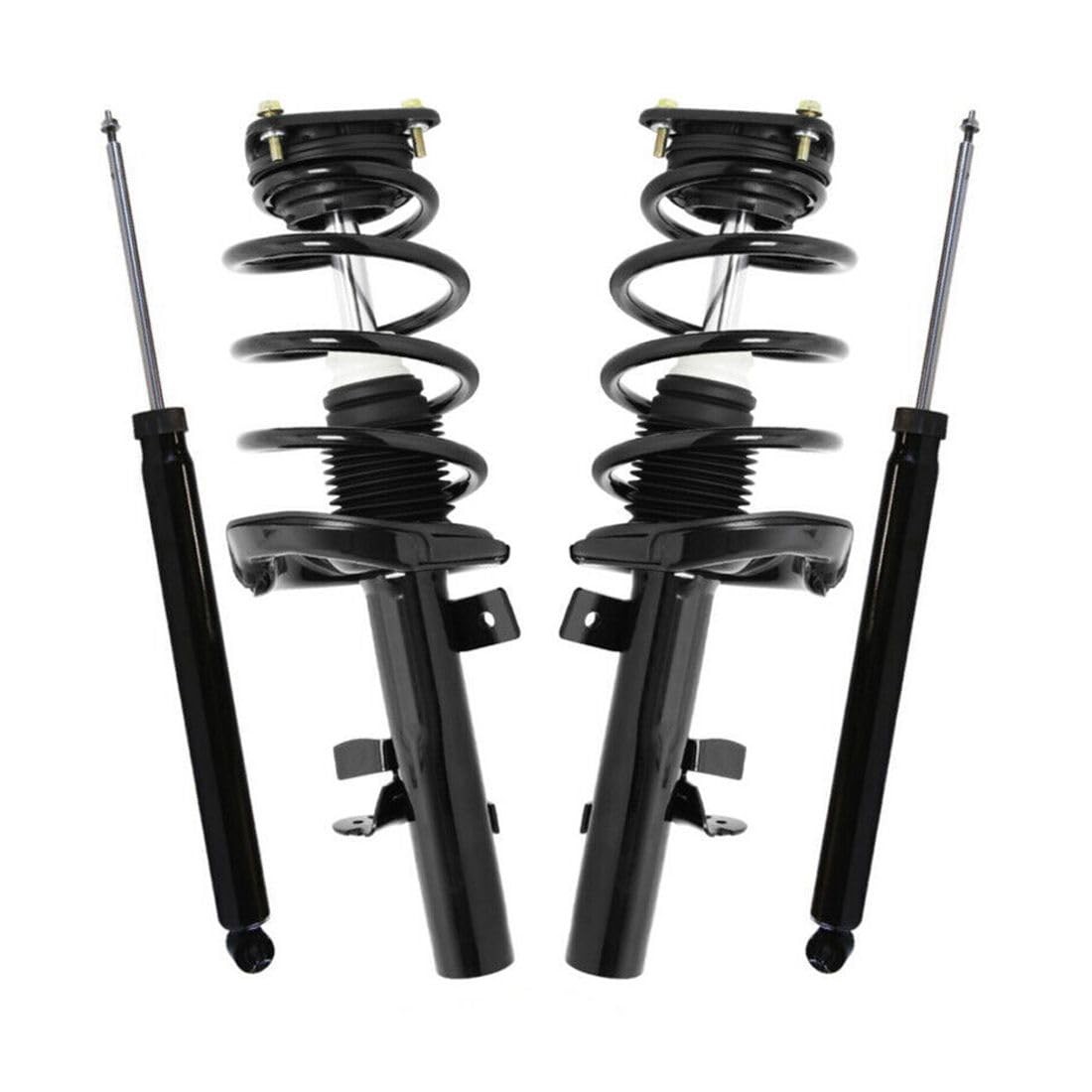 4pcs Complete Strut Shock Absorber Set Kit Front Rear for Ford Focus 2013 2018