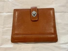 COACH BRIT TAN GLOVED CALF LEATHER DUAL ID MULTI FUNCTION CLASSIC COAH WALLET