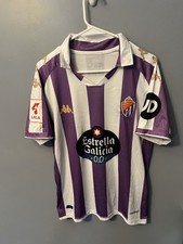 Real Valladolid 2023-24 Kappa Home Kit Men’s S Number 5
