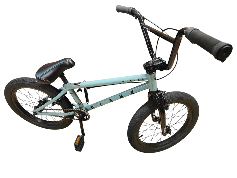 Vélo BMX complet HUSTLA 18" 18" TT vierge - GRIS / NOIR - Photo 2/2