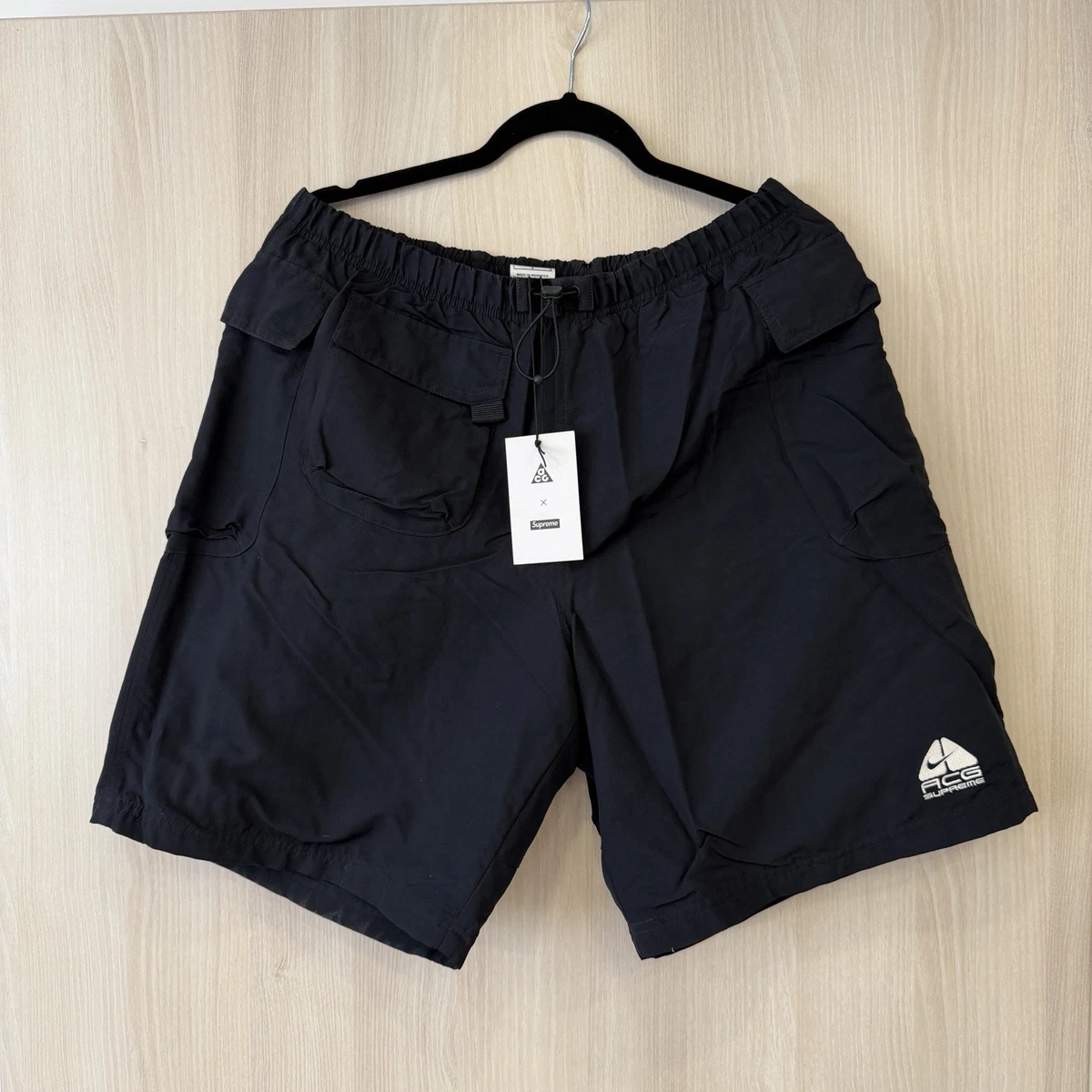 Supreme Nylon Black Shorts for Men for sale | eBay
