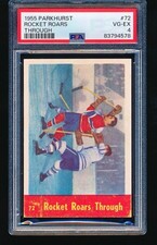 1955-56 ROCKET RICHARD ROARS THROUGH PARKHURST #72 / MONTREAL CANADIENS