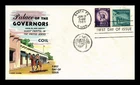 DR JIM STAMPS US COVER PALACE OF THE GOVERNORS COIL FDC COMBO FLUEGEL CACHET