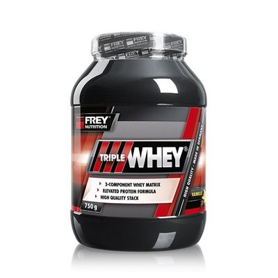 (49,20 EUR/kg) Frey Nutrition Triple Whey 750g Glutenfrei Vegetarisch