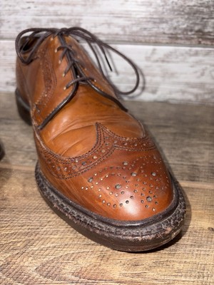 Allen Edmonds Macneil wingtip dress shoes size 9.5 Allen Edmonds Vintage MacNeil Black Wing Tip Mens Dress  main image 3