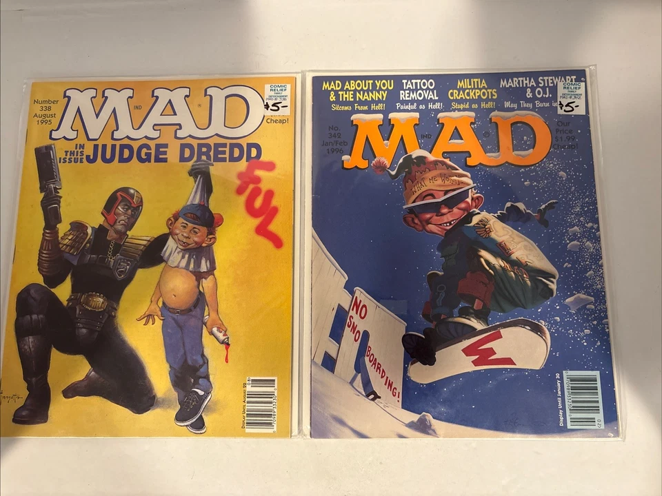 MAD Magazine Lot of 34 Issues 1980’s, 90’s& 2000’s Comics - Image 3 of 4