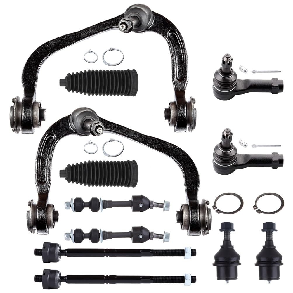 12pcs Suspension Kit Front Upper Control Arm Ball Joint for Ford F150 2005-2008