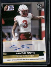 2022 Pro Set Draft #PSA-ST1 Samori Toure Autographs Gold