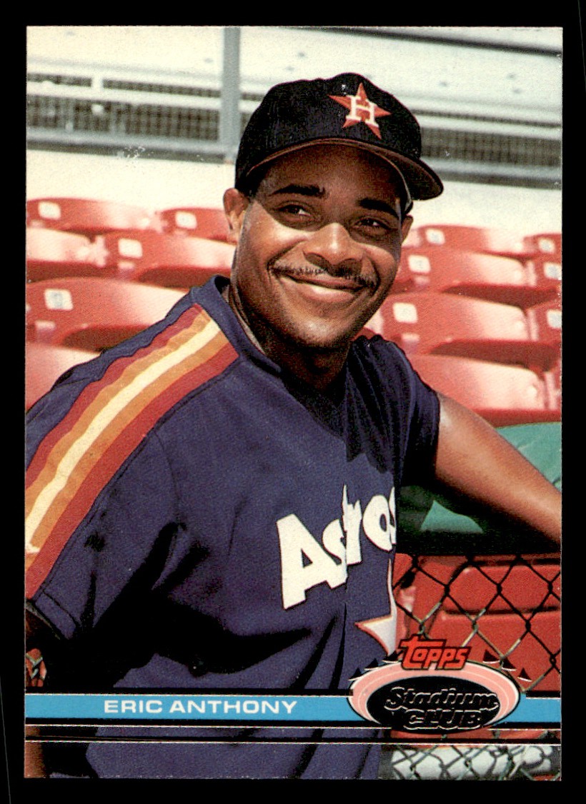 Topps - Eric Anthony Baseball card Houston Astros Raw Trading Card