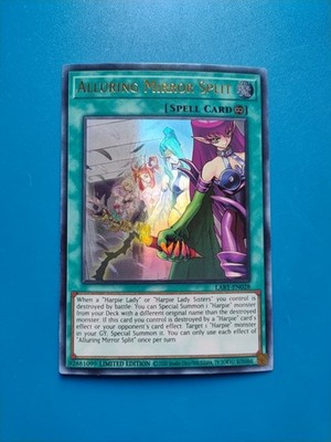 Near Mint Yugioh Alluring Mirror Split LART-EN028 Ultra Rare Lost Art
