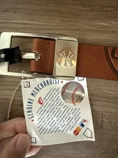 Eagles Wing Leather New York Yankee Belt • NWT • Size 34