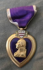 WW2 WWll US Army Purple Medal Heart Badge Award Medal