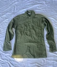 Vintage 1970 Vietnam OG-107 Sateen Military Utility Shirt M 14.5x33