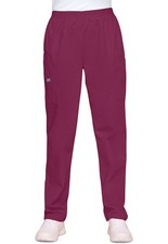 Cherokee Workwear Scrubs 4200 WINW Pull On Cargo Scrub Pant WINE