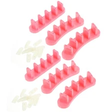 2 Boxes Nail Training Rack Plastic Nails Tip Stand Nail Display Rack Display