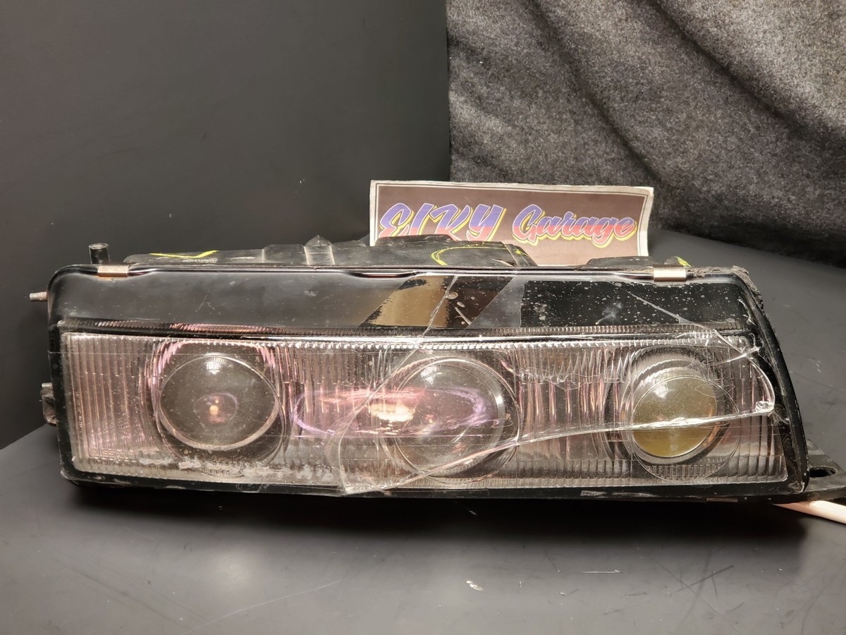 S13 Silvia Right Triple Projector Headlight Lamp *damaged* | eBay