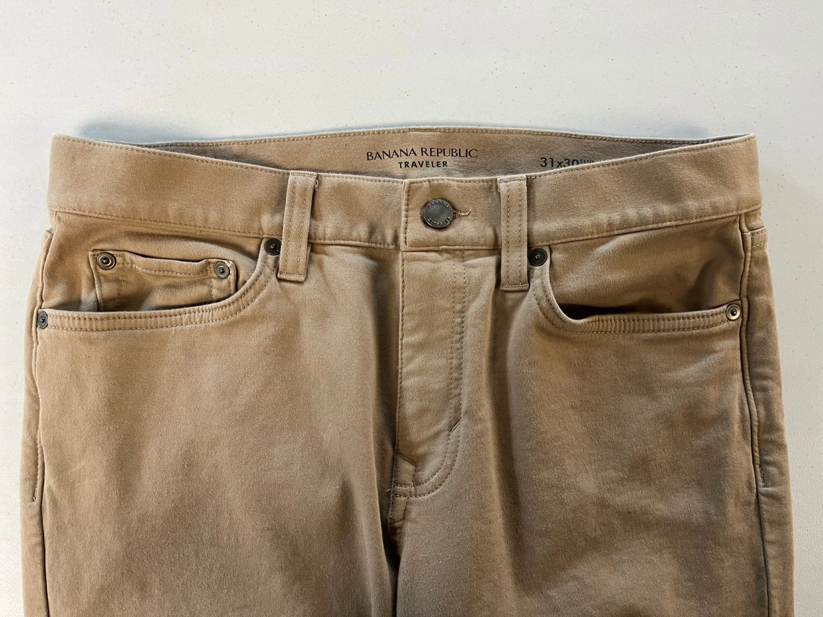 Banana Republic 31x30 Traveler Slim Stretch Tan Khaki Chino
Opens in a new window or tab