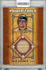 2003 Fleer Flair Lance Berkman Game Used Bat 387/500