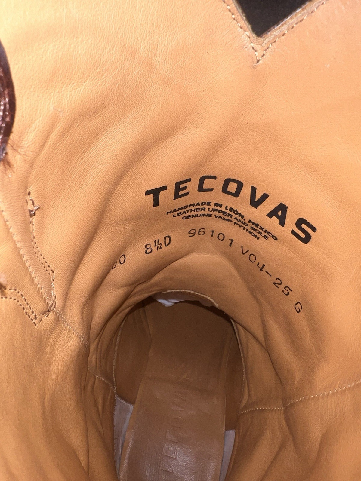 Tecovas Cartwright Craft Saddle Python Boots - 8.… - image 6