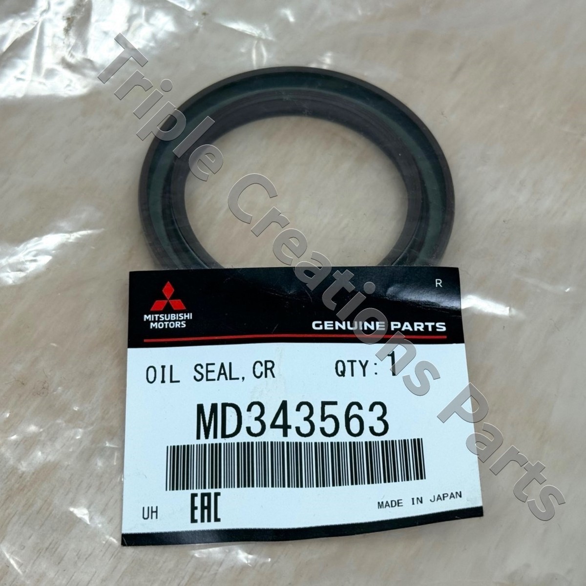Genuine Mitsubishi MD343563 Oil Seal Crankshaft Front OEM | eBay
