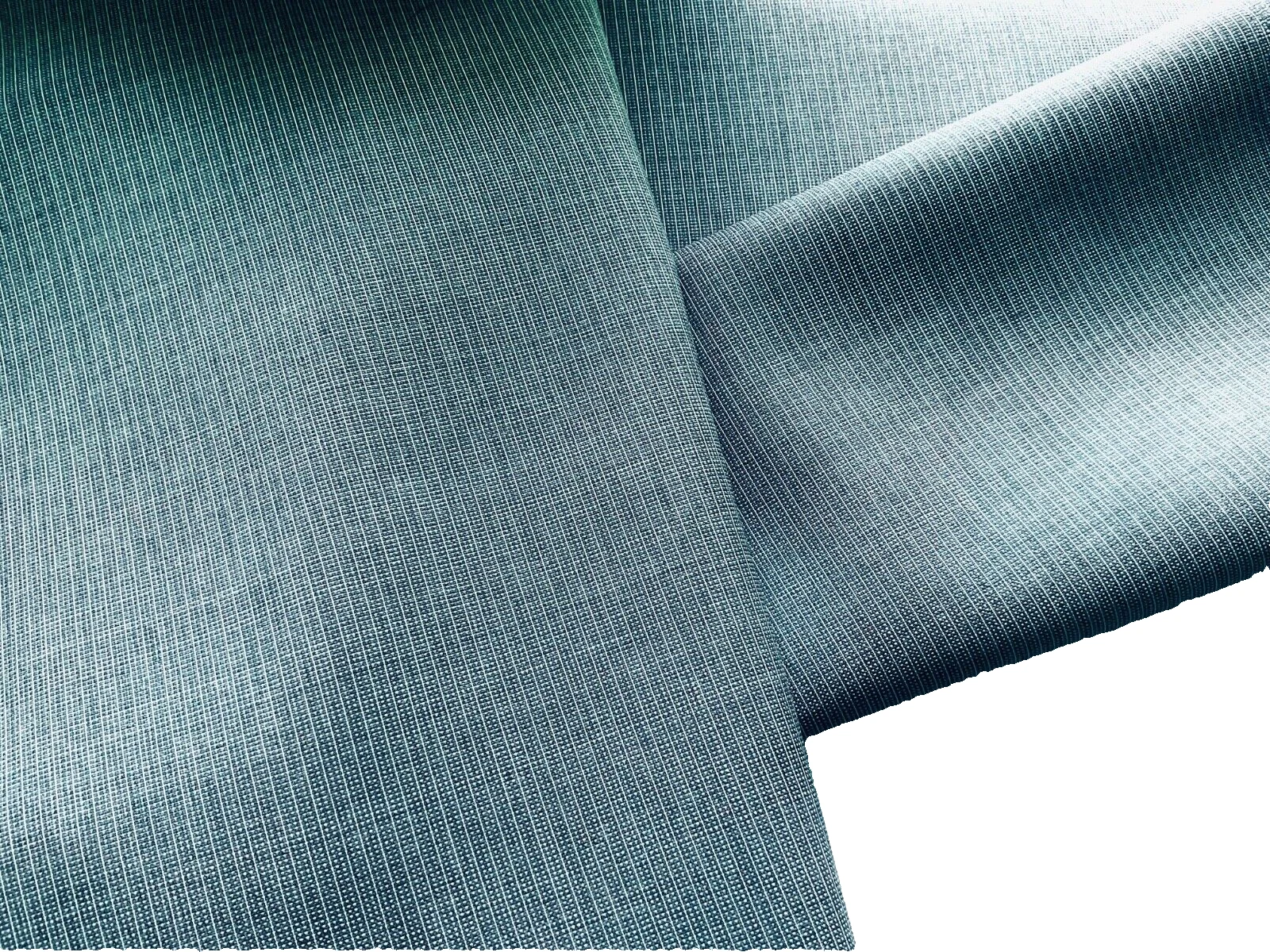 154 cm GRIS CLAIR AVEC RAYURES TEINTE SARCELLE LAINE DE LUXE MADE IN ITALY POUR DIOR E77