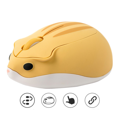 2.4G Wireless Optical Mouse Ergonomic 3D Mini 1200 DPI Hamster Kids Girl Gifts - Picture 13 of 14