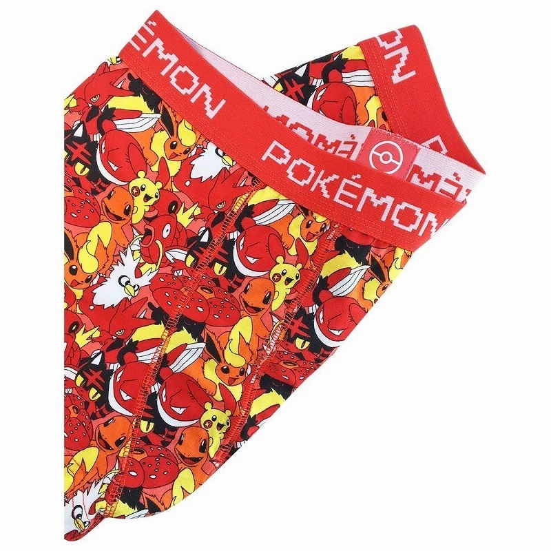 Pokemon Men's Underwear Boxer Brief Red Color Medium Size by SMALL PLANET