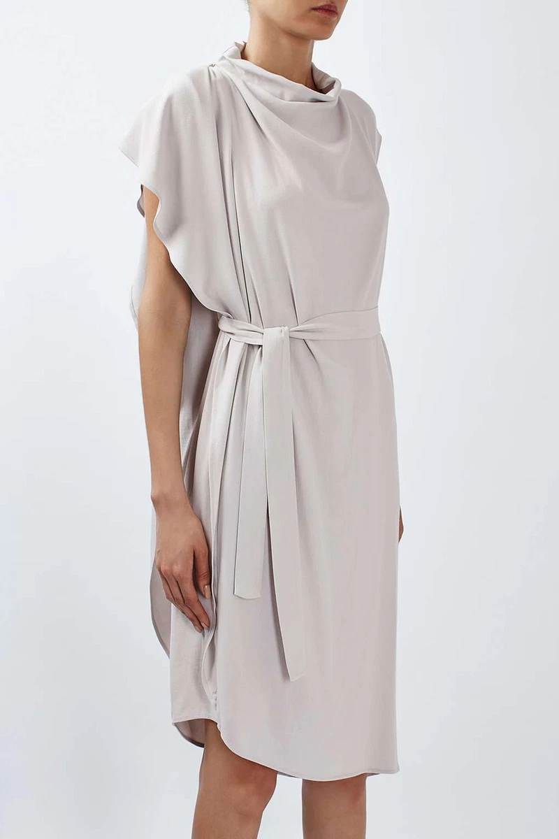 Topshop Asymmetric Waterfall Dress by Boutique Size 8 36 US4 RRP 85.00