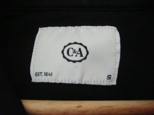 C&A Hoodie Kapuze für Herren Schwarz Grau Größe S - Bild 3 von 4