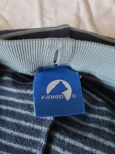 Finkid Huvi Ringel Winter Leggings lang blau hellblau Gr. 130 140 (9 - 10 Jahre) - Bild 7 von 13