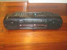 SANYO M W719K Stereo 2 Band Radio AM/FM Cassette Recorder Boombox TESTED WORKS