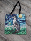 Italian Greyhound Whippet Dog Puppy Purse Reusable Tote Book Bag Carry All