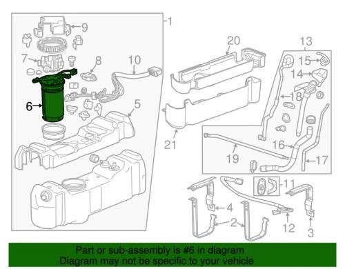 Bomba genuina GM 2011 Chevrolet GMC Silverado 2500 3500 HD Sierra 2500 84412929 Foto 2 de 2