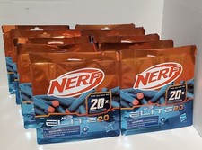 Nerf Elite 2.0 20-Dart Refill 20 Pack  lot of 10 packs 200ea. Total Darts