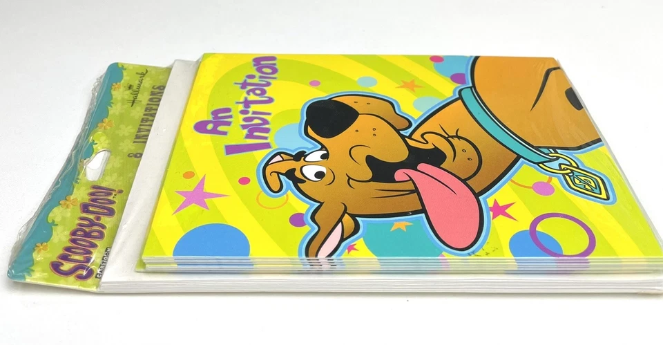 Scooby-Doo вечеринки приглашения карты с конвертами упаковка из 8 новый в упаковке - Изображение 4 из 4