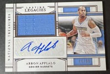 Arron Afflalo 2020-21 Panini National Treasures Lasting Legacies Auto Jersey /99