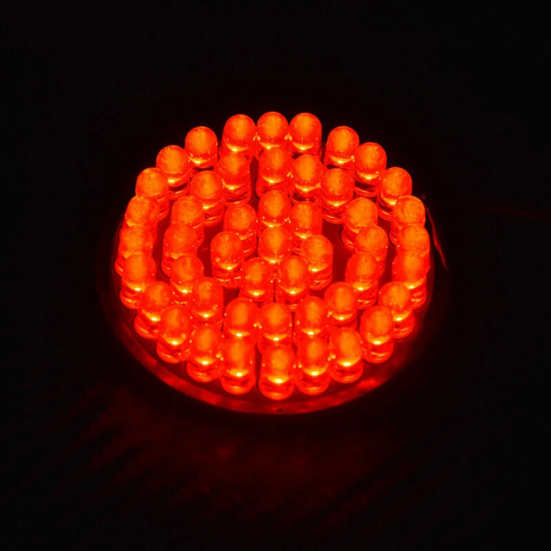 2'' 1156 Bullet Turn Signal Red LED Light Fit For Sportster Softail Touring 2014 - Image 2 of 4