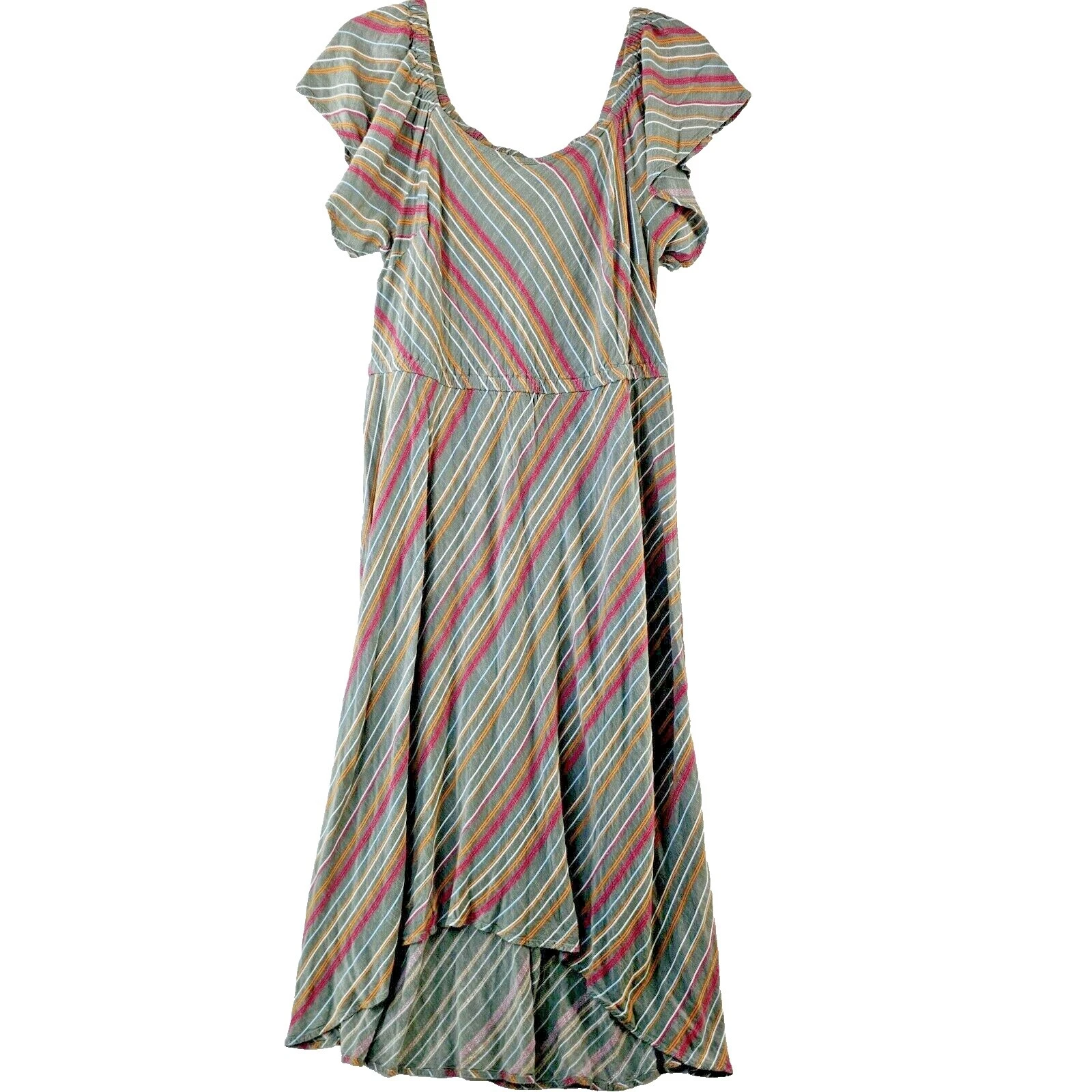 Lane Bryant Casual Striped Maxi Dresses for Women