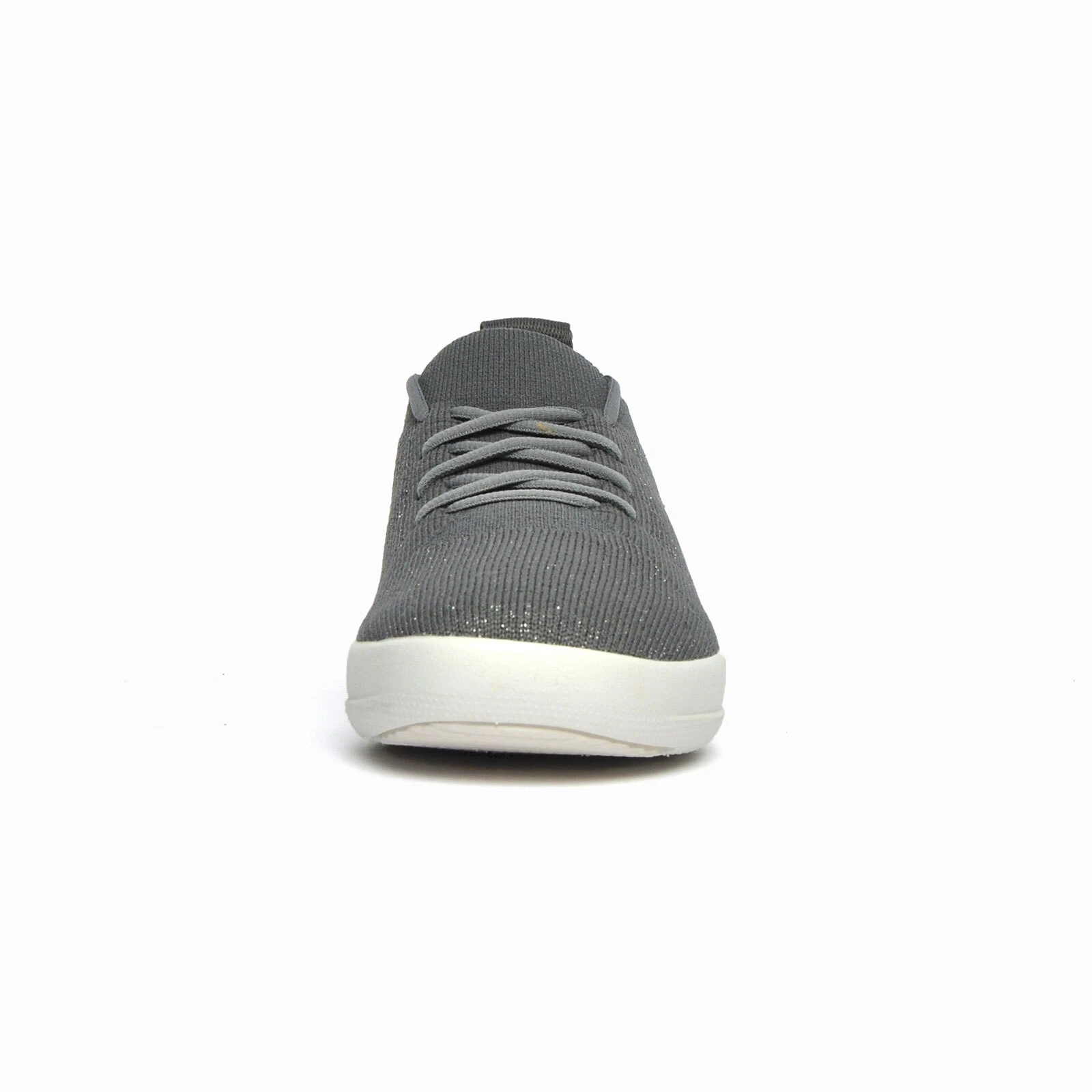 FitFlop F-Sporty Uberknit Women's Comfort Fashion Slip on Comfort Trainers Grey