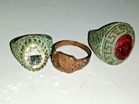 LOT OF 3 ANCIENT MEDIEVAL VINTAGE RINGS