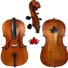 Copy 1724 Yo-Yo Ma 4/4 cello Wider body,Professional Sound Carved Lion Neck