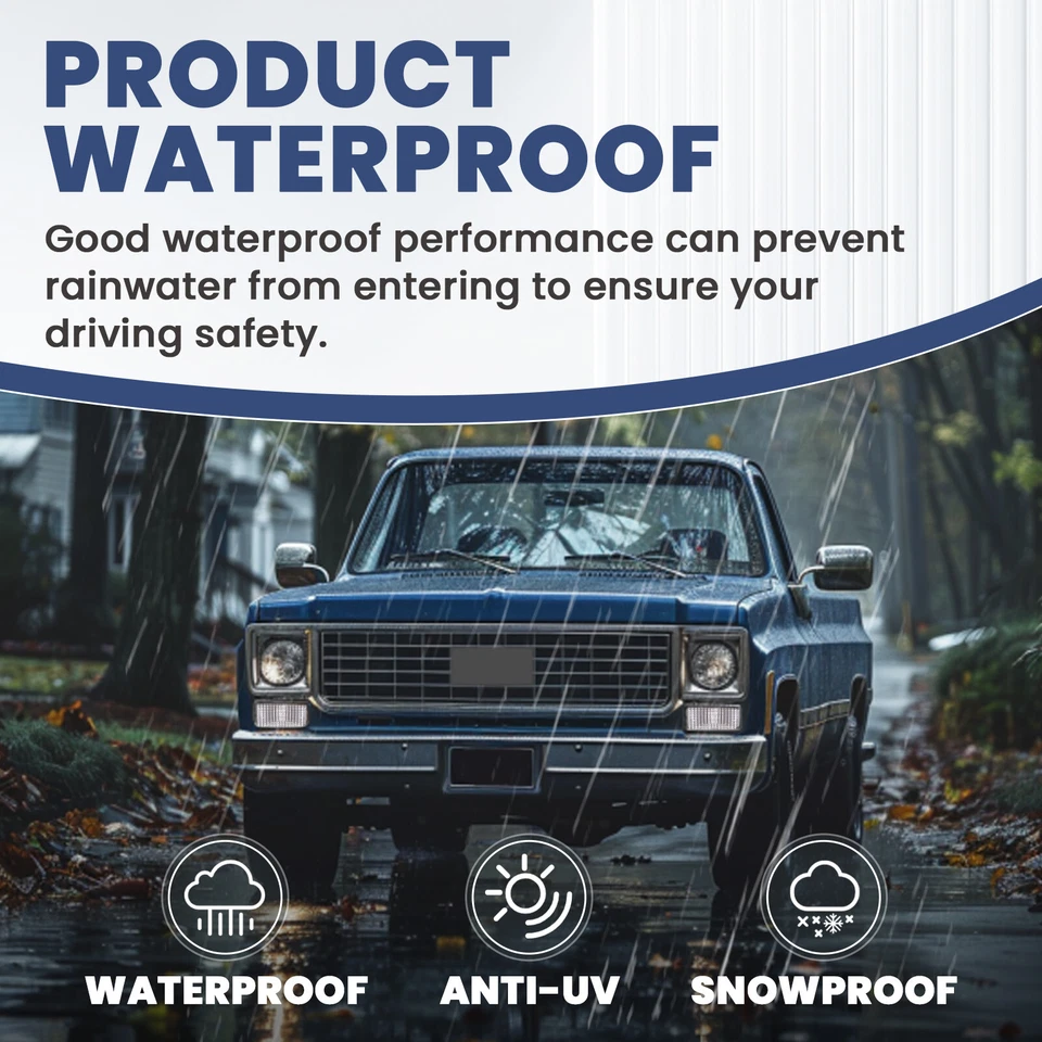 Par de luzes de seta de estacionamento de canto marcador pisca-pisca para caminhonete Chevy GMC - Imagem 4 de 4