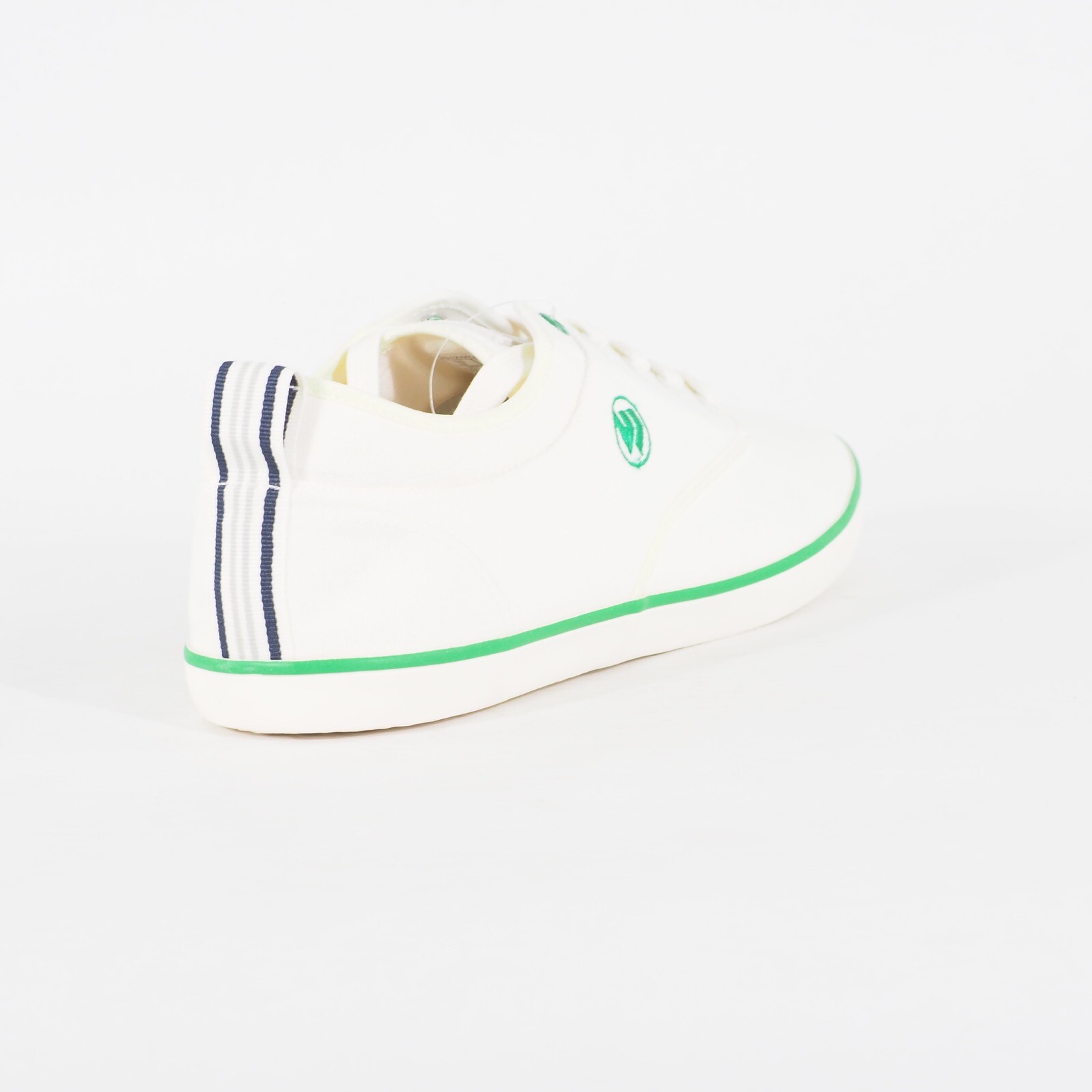 FILA Wimbledon 1911 Allenatori da tennis sportivi in tela bianca verde stringata da uomo